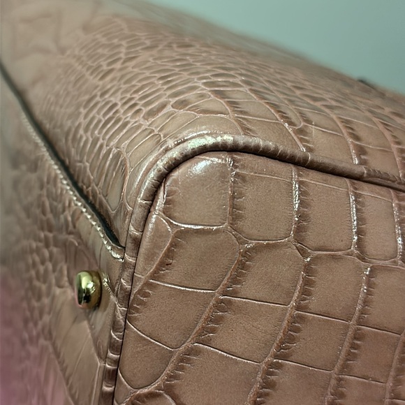 Kate Spade Godfry Street Luxe Lorin Satchel, Rose Pearl Croco - Picture 4 of 7